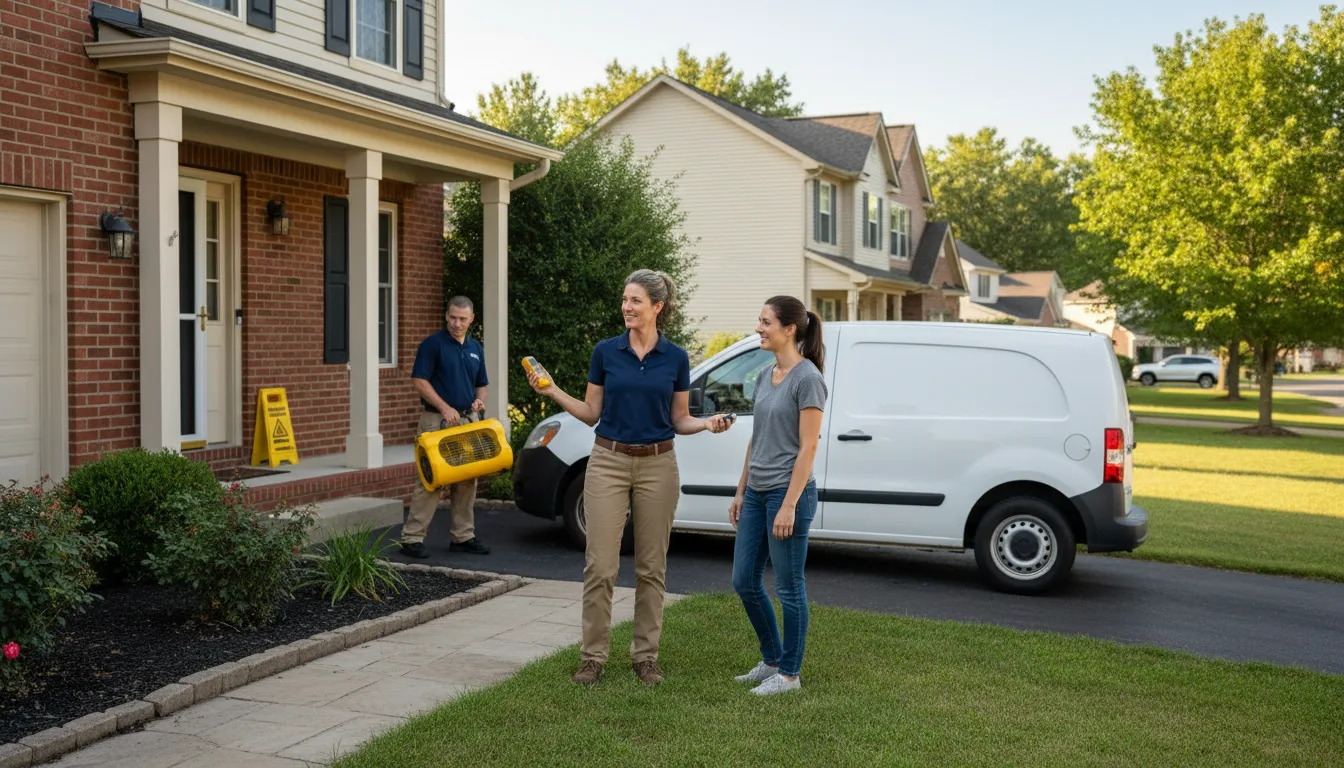 Water restoration image for Mildew Remediation in Pasadena, TX
